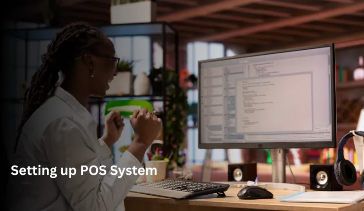 image of setting up pos system