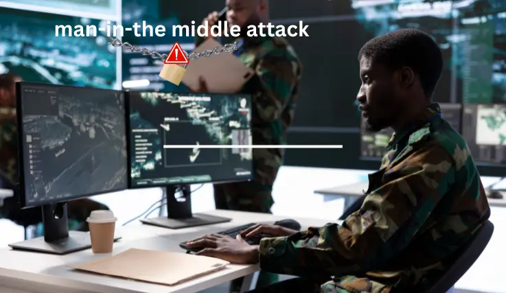 man-in-the middle attack image